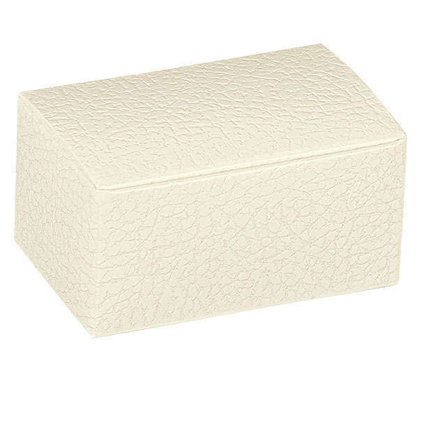 Scatola base rettangolare in cartone bianco, 12x20x8.5 cm, confezione da 10 pezzi