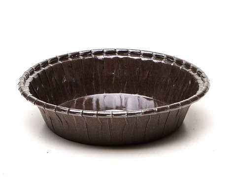 Forme cottura in cartoncino marrone scuro "Mini - Cake", diametro 82mm
