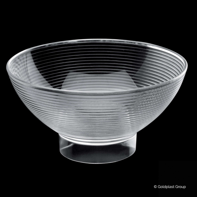 Coppetta bowl fingerfood trasparente 110cc, confezione da 6 pezzi