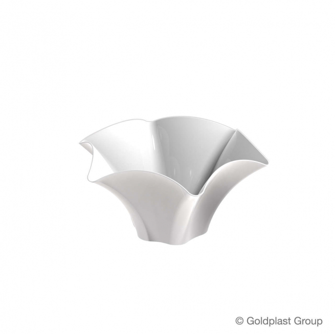 Coppetta petunia fingerfood bianca 70cc, confezione da 25 pezzi