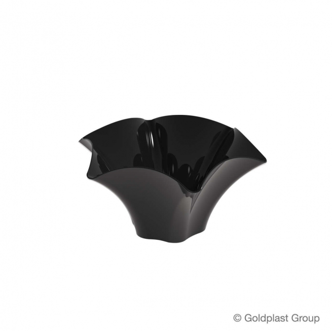 Coppetta petunia fingerfood nera 70cc, confezione da 25 pezzi