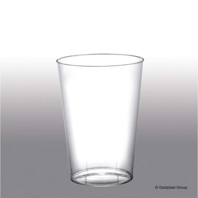 Bicchiere plastica in PS trasparente  200cc, confezione da 50 pezzi
