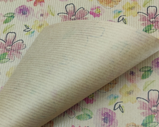 Carta da regalo "Natura", fantasia cartoline natalizie, formato 70x100 cm, confezione da 25 fogli