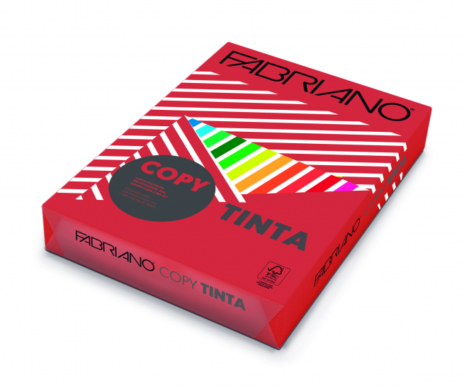 Risma di carta monocolore forte da 160 gr/mq, formato A4, confezione da 250 fogli, vari colori