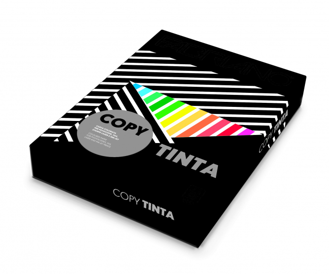 Risma di carta monocolore nero da 200 gr/mq, formato A4, confezione da 100 fogli