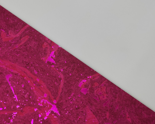 Carta regalo stampa marmo fucsia, formato 70x100 cm, confezione da 25 fogli