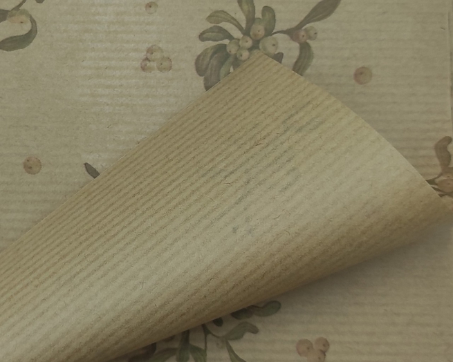 Carta da regalo "Mistle" avana in fogli, formato 70x100, confezione da 25 fogli