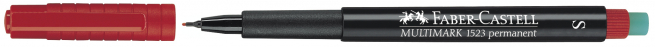 Pennarello marker permanente punta super fine con speciale gomma integrata