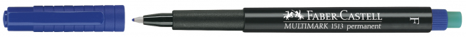 Pennarello marker permanente punta fine con speciale gomma integrata