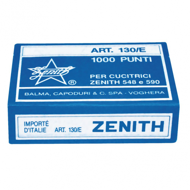 Punti Zenith 130/E, confezione da 1000 pezzi