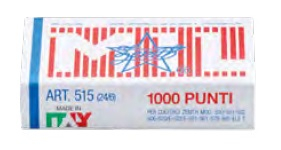 Punti Zenith 515 MIL, confezione da 1000 pezzi