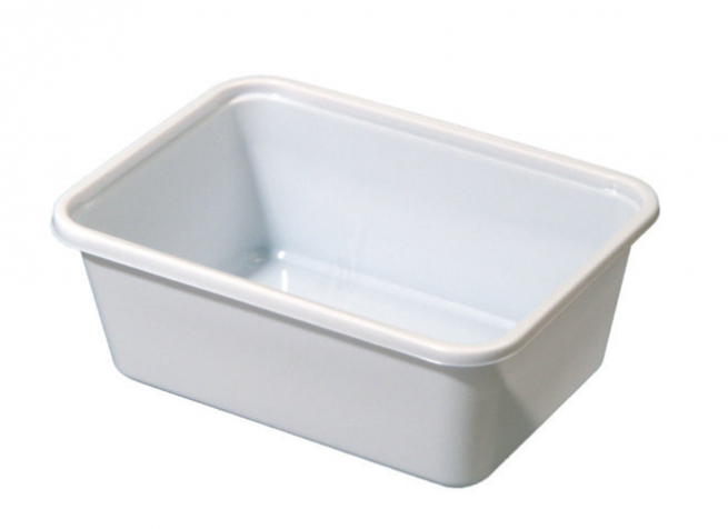 Vaschetta per patatine in plastica bianca, confezione da 50 pezzi, vari formati