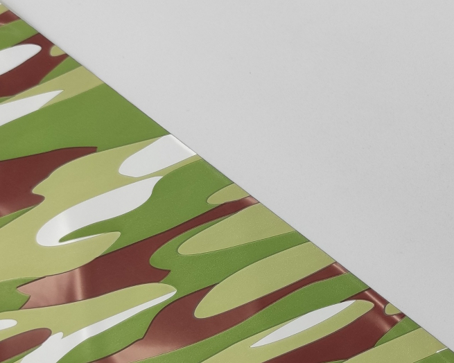 Sacchetto regalo fantasia "Camouflage", formato 16x25 cm, confezione da 50 pezzi