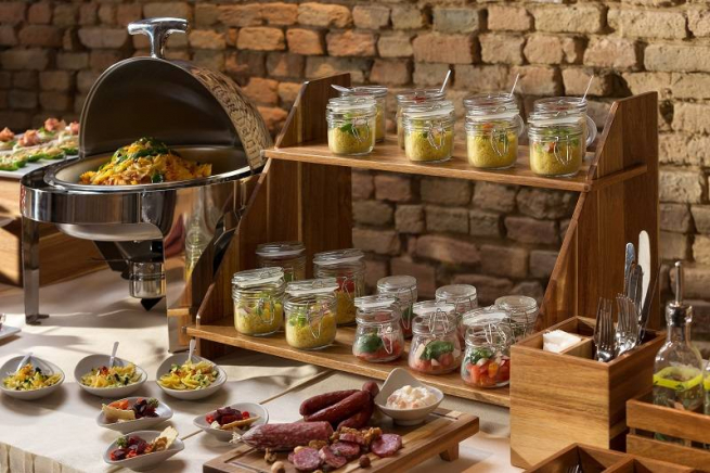 Mensola 2 ripiani in legno di acacia