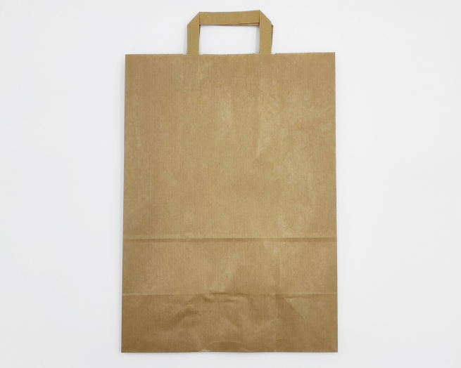 Shopper avana sealing millerighe con maniglia piatta