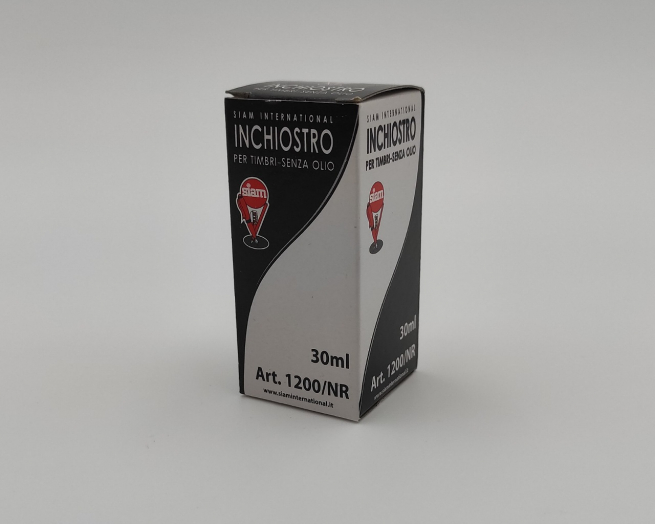 Inchiostro nero per cuscinetti, 30ml