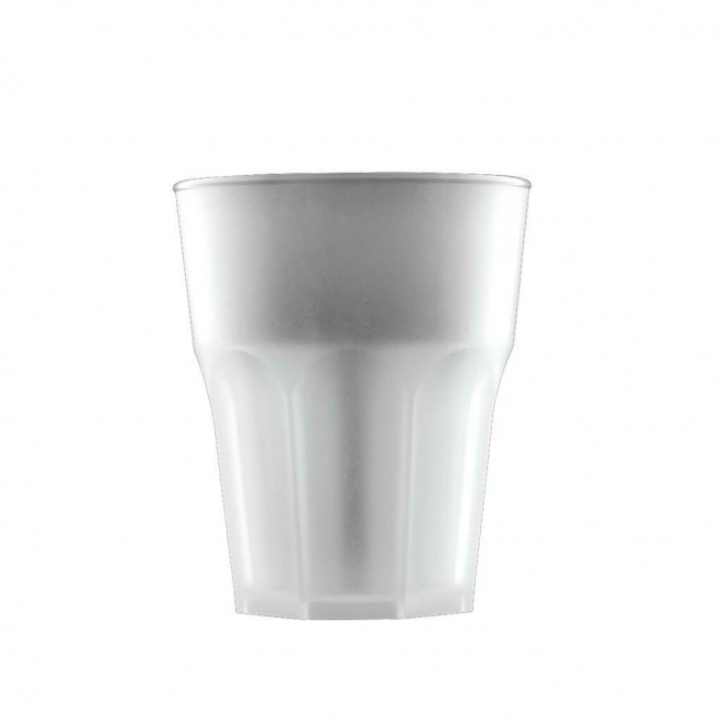Bicchiere cocktail "Granity" trasparente satinato 400cc drink safe riutilizzabile