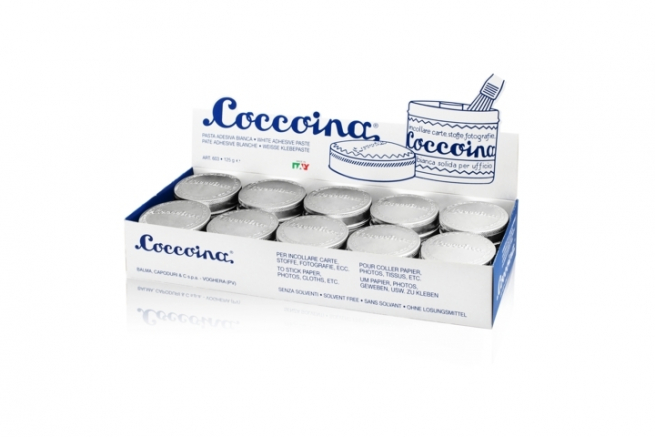 Colla Coccoina 603 in barattolo di alluminio da 125gr con pennello