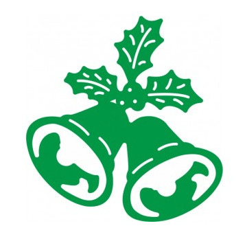 Fustella sottile, figura campane di natale