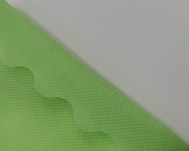 Sacchetto tessuto non tessuto verde acqua, bordo smerlato, confezione da 25 pezzi