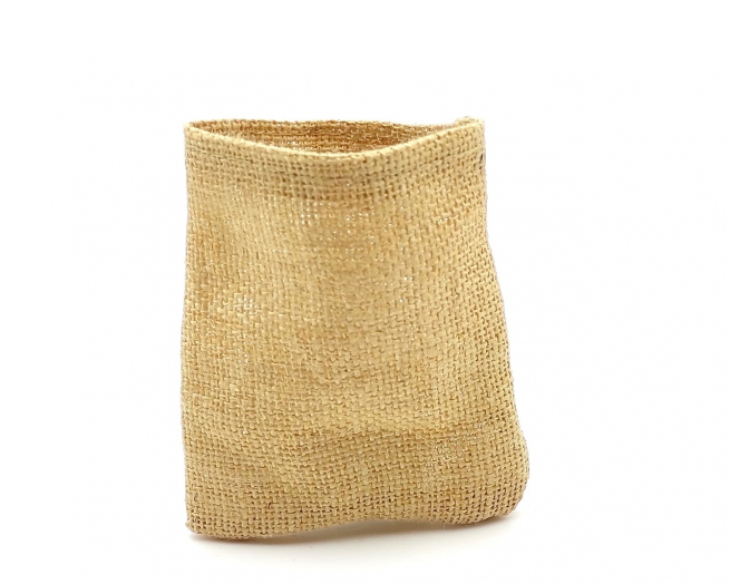 Sacchetto juta naturale, 10x12cm, confezione da 20 pezzi