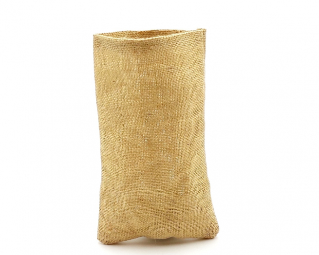 Sacchetto juta naturale, 15x25cm, confezione da 12 pezzi