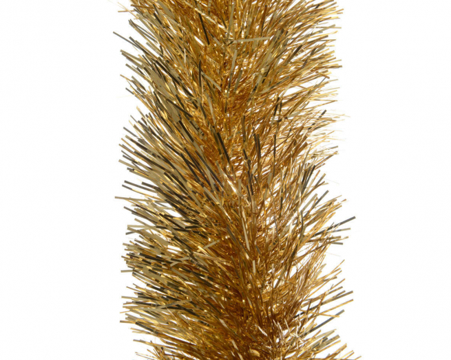 Festone oro, lunghezza 270 cm, diametro 10 cm