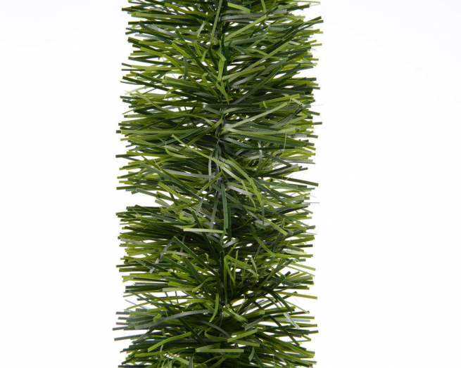 Festone per albero verde, lunghezza 270 cm, diametro 7.5 cm