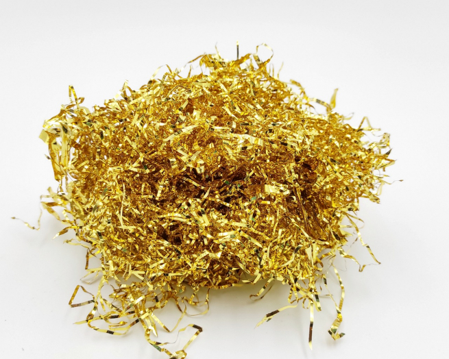 Paglietta in polipropilene oro metal, confezione da 1 kg