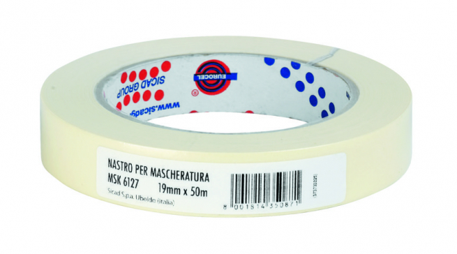 Nastro adesivo in carta "MSK 6127", 19mm x 50 metri
