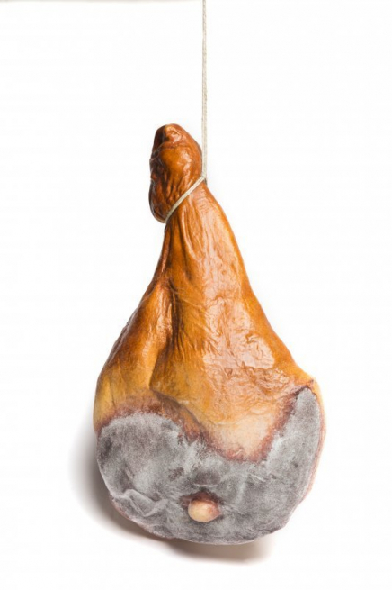 Prosciutto di "Parma" artificiale per espositizione formato 55x30 cm