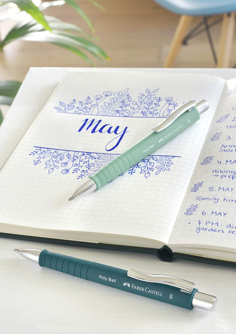 Penna a sfera poly ball XB, fusto colorato con inchiostro blu