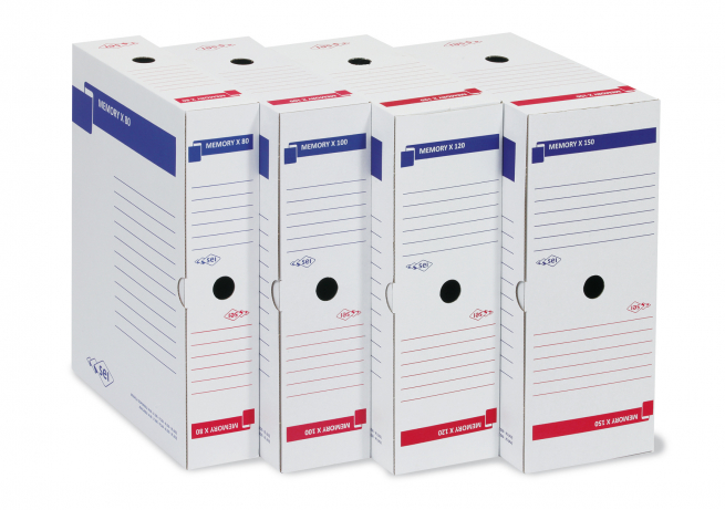 Scatola archivio Memory X120, formato 25x35 cm, dorso 12 cm