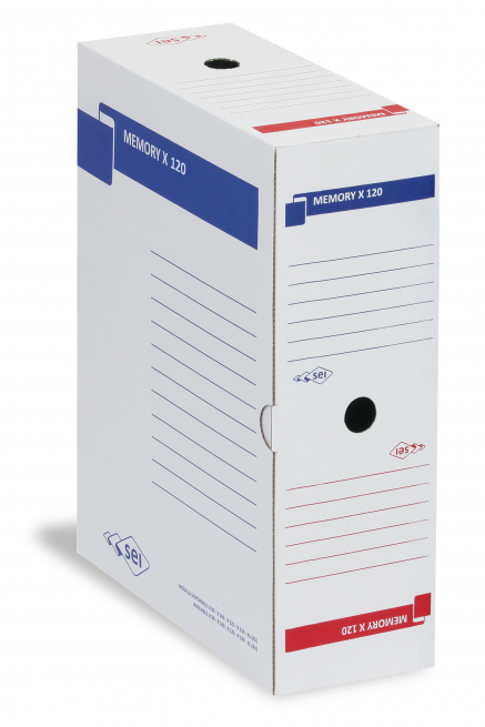 Scatola archivio Memory X120, formato 25x35 cm, dorso 12 cm