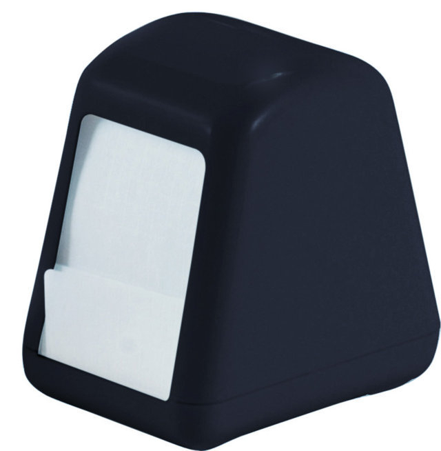 Dispenser da banco in plastica per tovaglioli 1velo formato 17x17cm