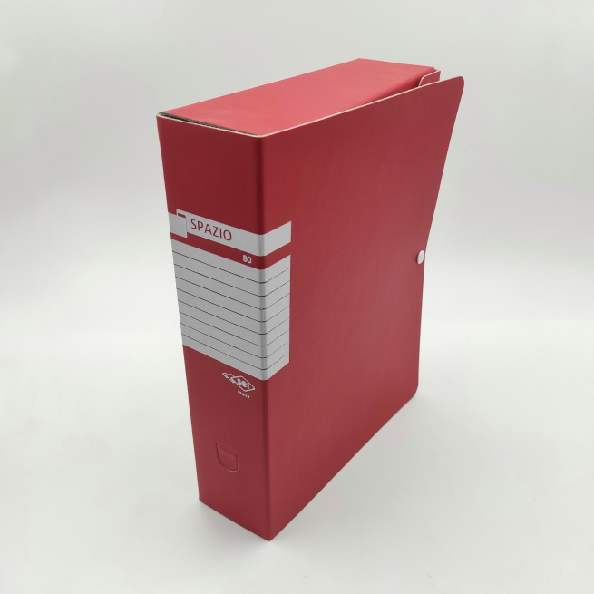 Carpetta portaprogetti "Spazio 80", chiusura con bottoni, 26x36 cm dorso 8 cm, vari colori