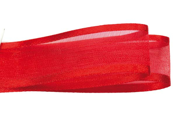 Rotolo nastro organza satin 20 mm, lunghezza 50 metri