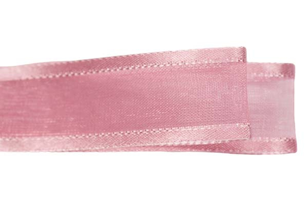 Rotolo nastro organza satin 38 mm, lunghezza 25 metri