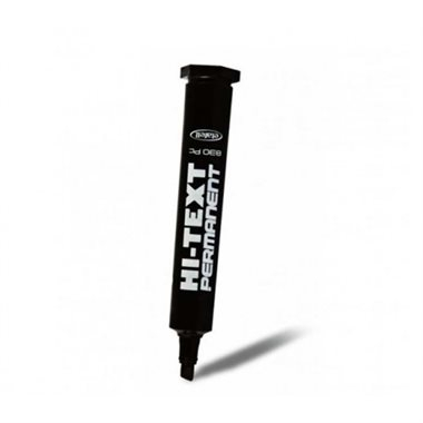 Pennarello marker permanente punta scalpello nero da 4.5 mm