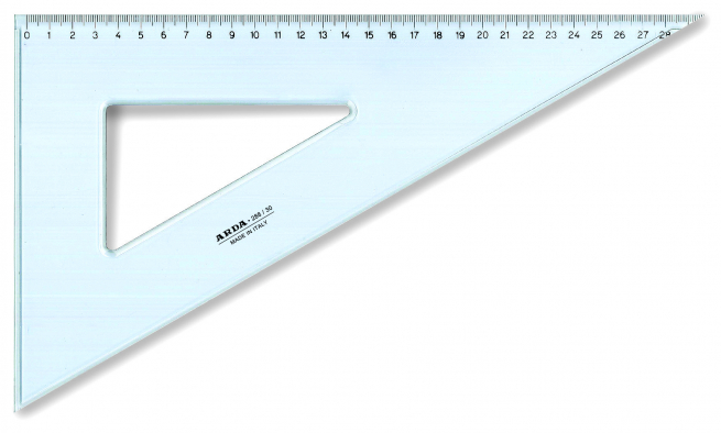 Squadra "Uni" 60° da 30 cm