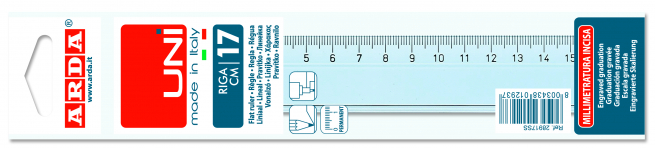 Riga "Uni" da 17 cm