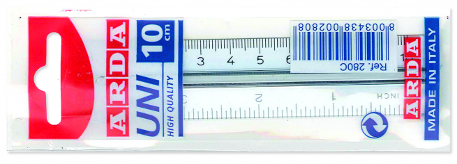Decimetro trasparente 10 cm