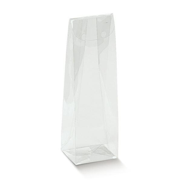 Sacchetto in PET trasparente, altezza 15.5 cm, scatola da 200 pezzi