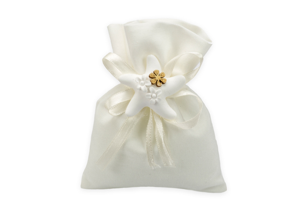 Sacchetto "Rosy" piatto 10x13 cm, confezione da 10 pezzi