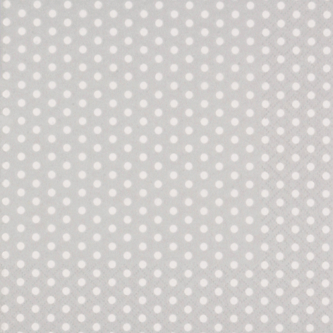 Tovagliolo in carta 3 veli argento pois 33x33 cm, confezione da 20 pezzi