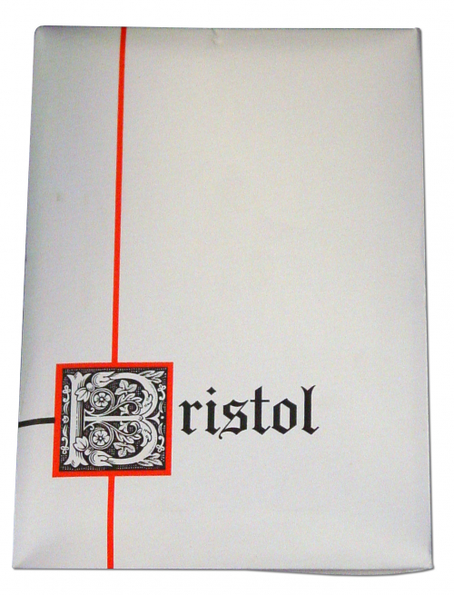 Biglietto e busta Bristol, colore bianco, formato 9x14 cm, confezione da 10/10 pezzi