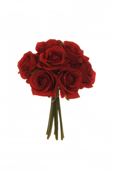 Bouquet rose, altezza 25 cm