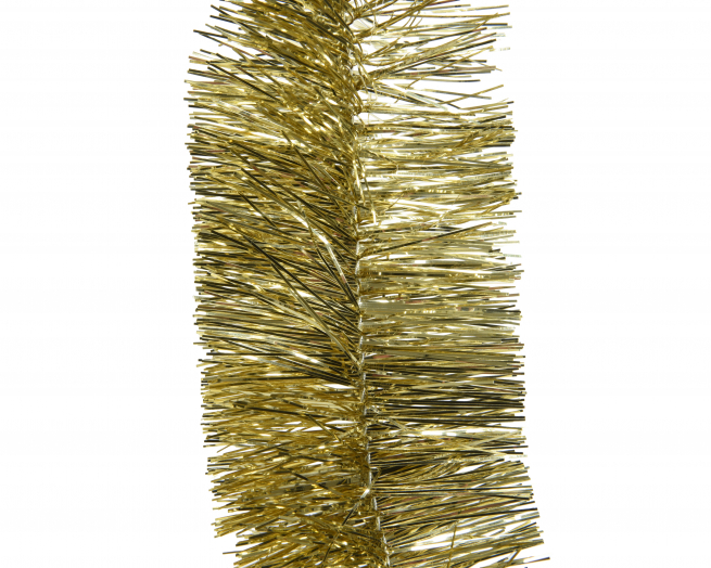 Festone oro, lunghezza 270 cm, diametro 7.5 cm