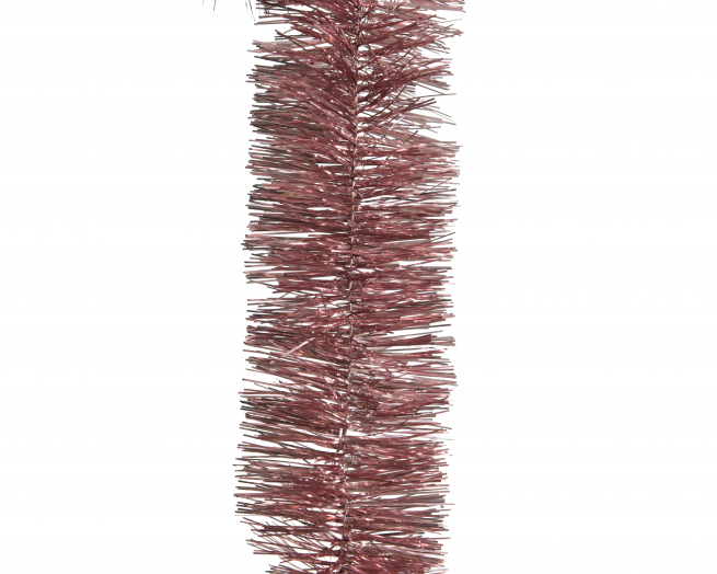 Festone rosa lucente, diametro 7 cm, lunghezza 270 cm