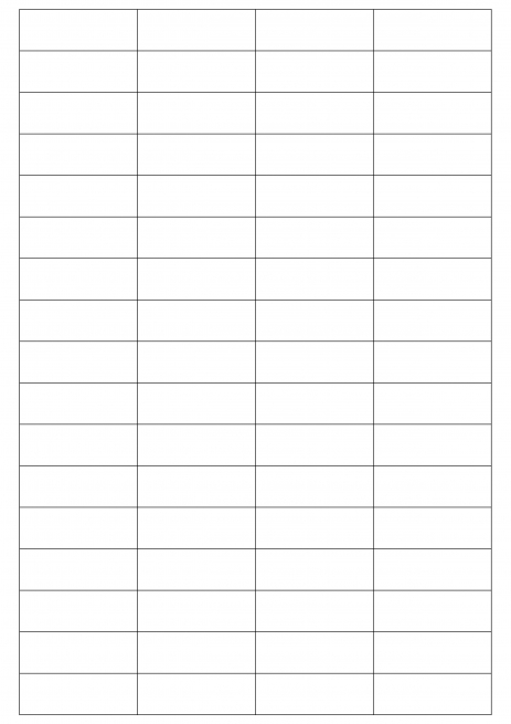 Etichette adesive rettangolari bianche in foglio A4 con margine, per stampa laser, inkjet e fotocopiatrice in scatola da 100 fogli